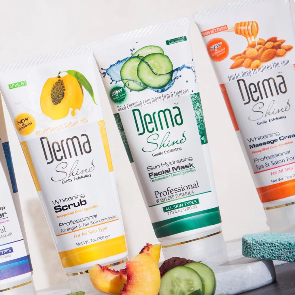 Derma Shine 6-in-1 Facial Fruit Kit - 200g khubsurti.pk