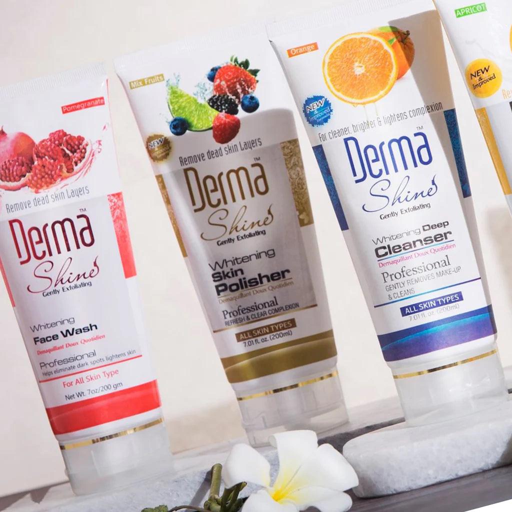 Derma Shine 6-in-1 Facial Fruit Kit - 200g khubsurti.pk