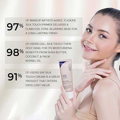 Flicka Silk Touch 3 In 1 Moisturizer And Primer For Face Makeup