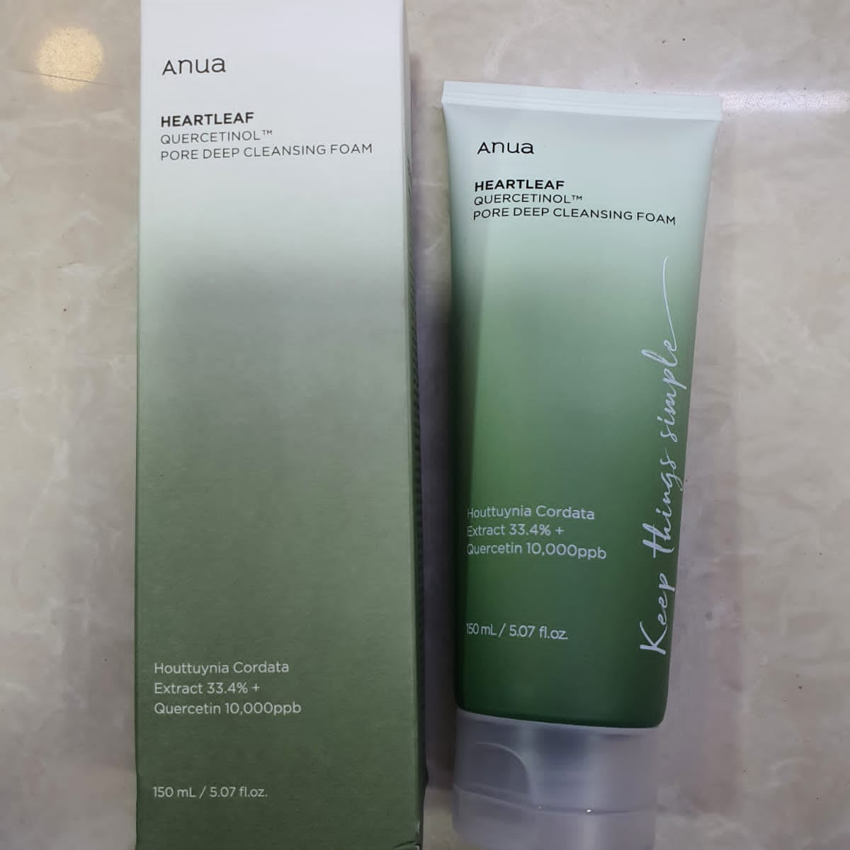 Anua Heartleaf Quercetinol Pore Deep Cleansing Foam - 150ml khubsurti.pk