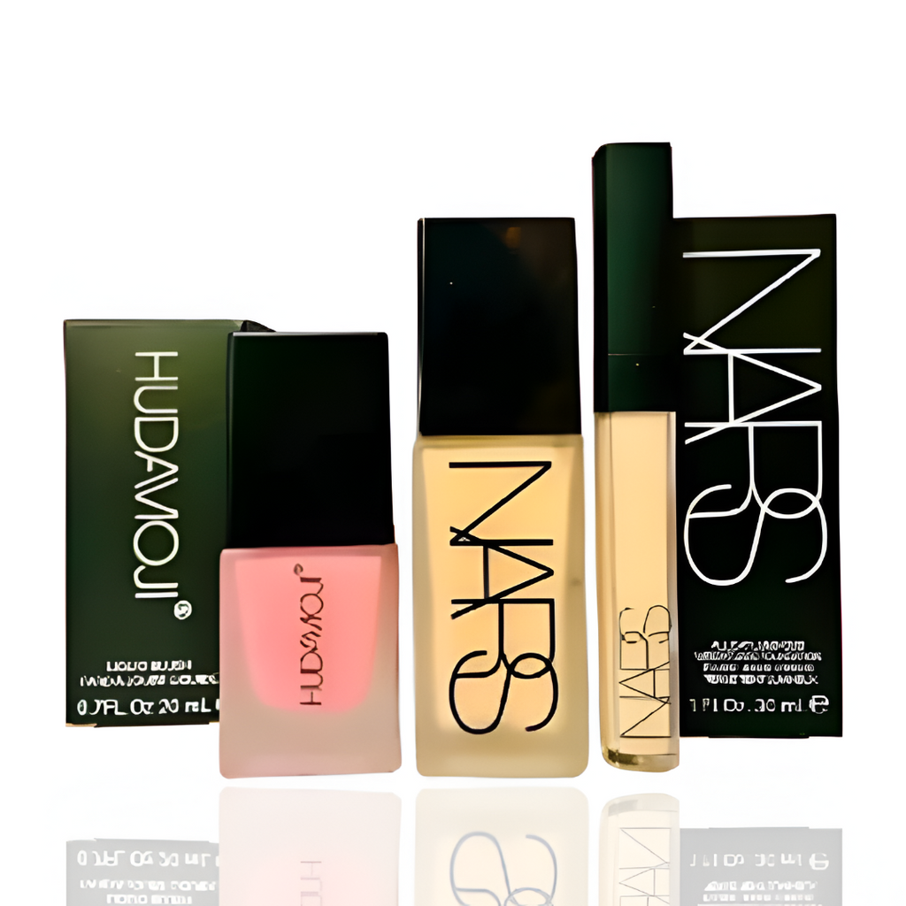 Nars Foundation & Concelor + HudaMoji Blushon khubsurti.pk Nars Foundation & Concelor + HudaMoji Blushon wddtrn-rx.myshopify.com