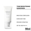 Skin1004 – Madagascar Centella Tone Brightening Tone-Up Sunscreen SPF50+ PA+++ - 50ml khubsurti.pk