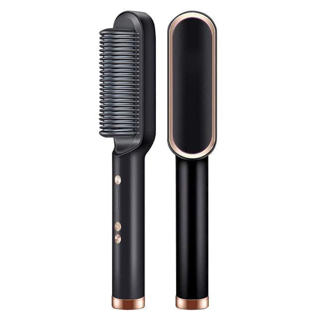 Hair Straightener Ceramic Heated Hair Brush khubsurti.pk