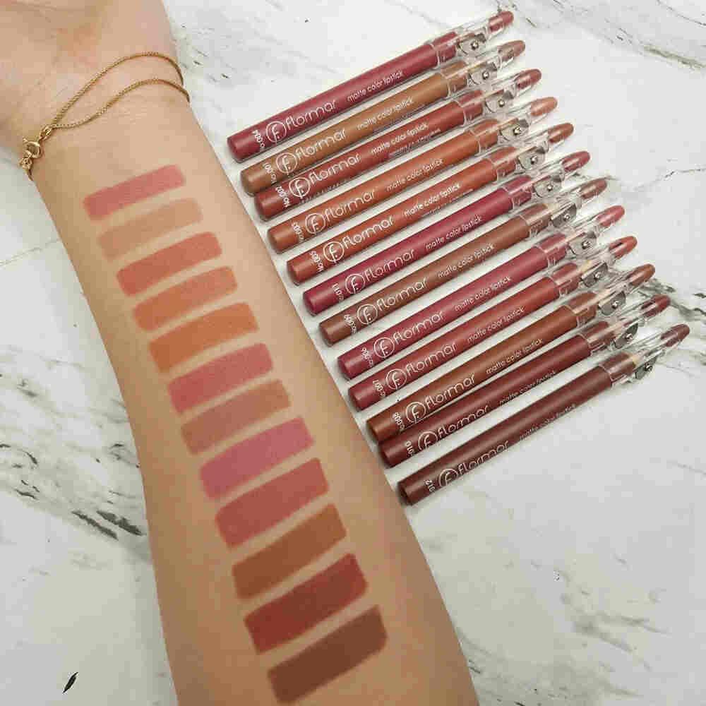 Flormar Lip Pencil Pack of 12 khubsurti.pk Flormar Lip Pencil Pack of 12 wddtrn-rx.myshopify.com